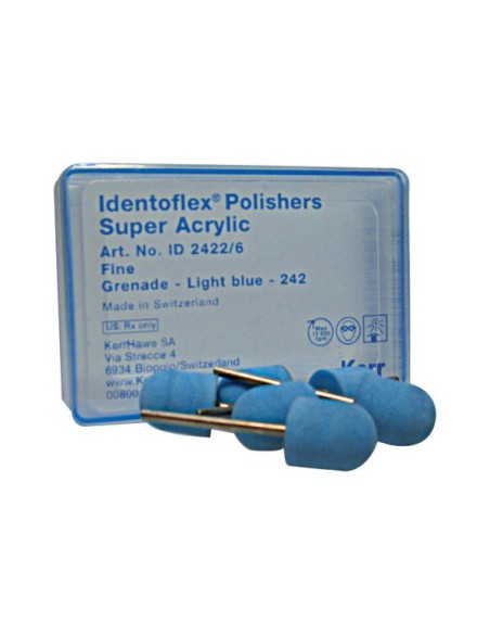 Identoflex Pulidores de Acrílico Fase Final 6u