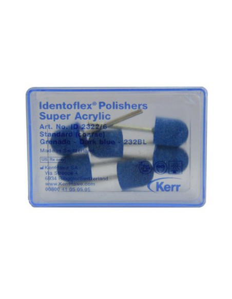 Identoflex Pulidores de Acrílico Fase Inicial 6u