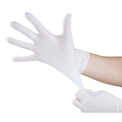 Guantes de Nitrilo Blancos Medicaline 2