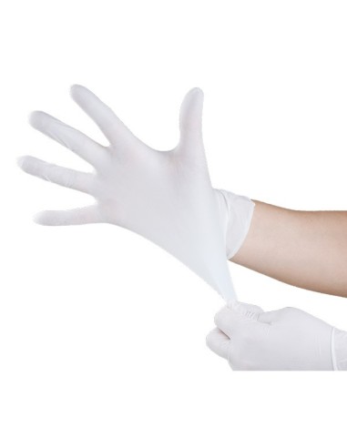 Guantes de Nitrilo Blancos Medicaline