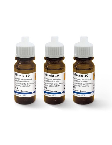 Bifluorid 10 Barniz Desensibilizante Set Botella 3x10gr.