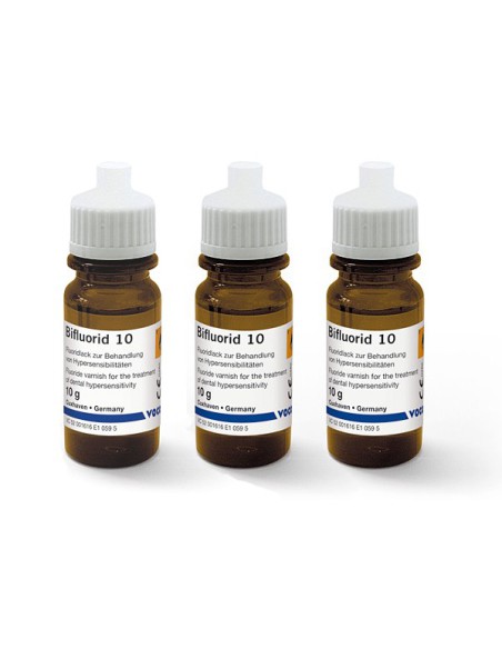 Bifluorid 10 Barniz Desensibilizante Set Botella 3x10gr.