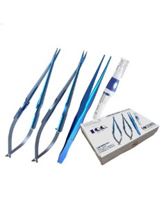 Estuche para Microcirugía LiquidSteel 4 piezas