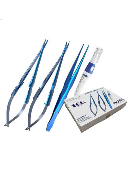 Estuche para Microcirugía LiquidSteel 4 piezas