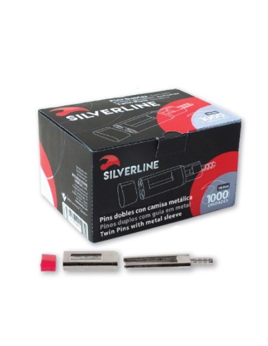 Pins Dobles con Camisa Metálica 16mm. 1000u.