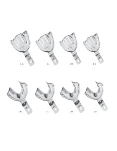 Juego Cubetas Lisas Impresión Dental 8 uds. 2