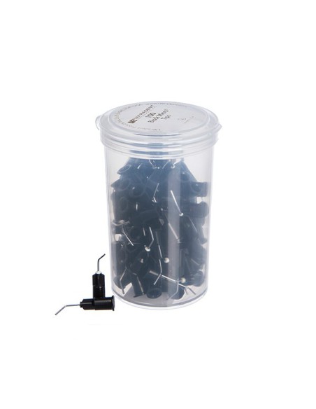Black Micro Tips 22GA Punta de Aplicación 20 o 100 uds.