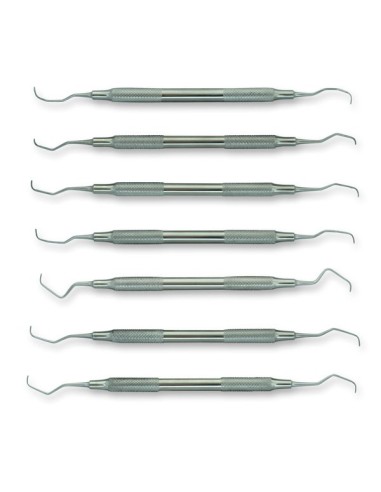 Juego de 7 Curetas Gracey