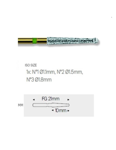 Endo Access Bur Fresa de Carburo de Tungsteno 1 unidad
