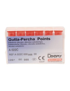 Puntas de GuttaPercha ISO 120uds. 2