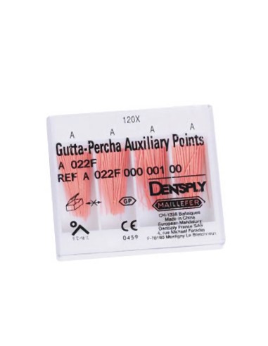 Puntas Auxiliares GuttaPercha 120uds.