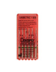Unimetric Fresa de Penetración 1mm. 6uds.