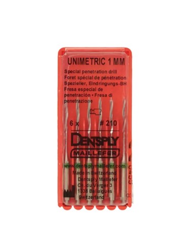 Unimetric Fresa de Penetración 1mm. 6uds.