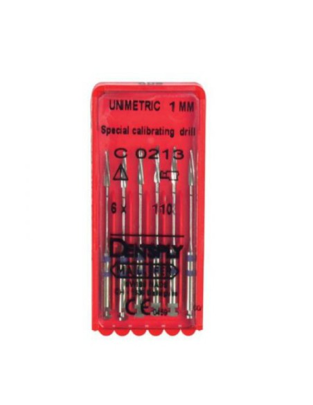 Unimetric Fresa de Calibración 1mm. 6uds.