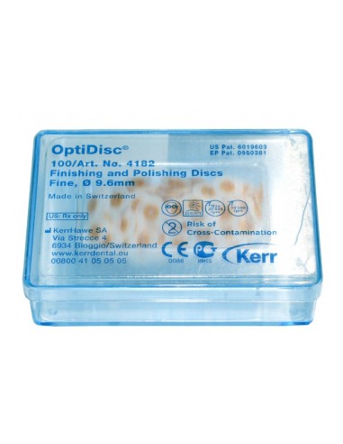 OptiDisc Discos Pulido 9,6mm Reposición 100u. de Hawe-Neos