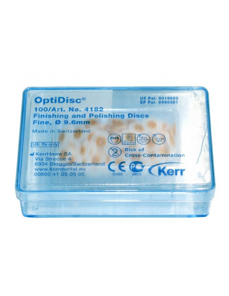 OptiDisc Discos Pulido 9,6mm Reposición 100u. de Hawe-Neos