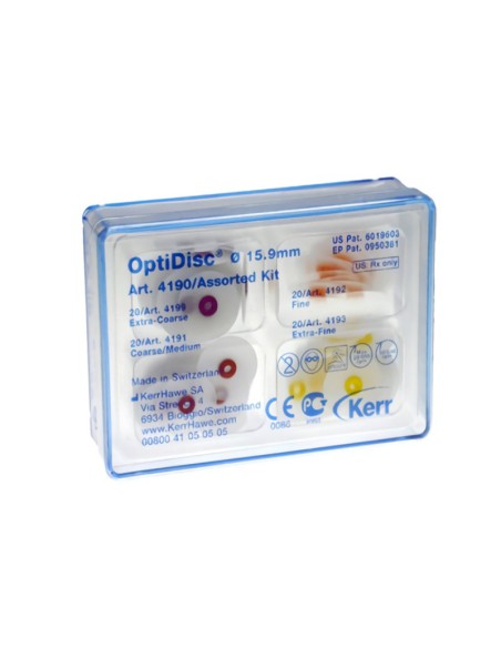 OptiDisc Surtido Grosores Discos Pulido 15,90mm. 80u. de Hawe Neos