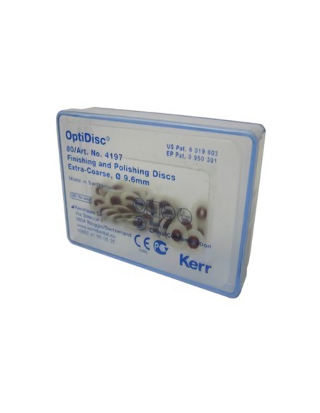 OptiDisc Discos Pulido 9,6mm Super Grueso 80µm Reposición 80u Kerr