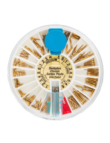 Kit Sdo. Tornillo Dorado Dentatus RST 120 Unidades