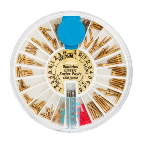 Kit Sdo. Tornillo Dorado Dentatus RST 120 Unidades