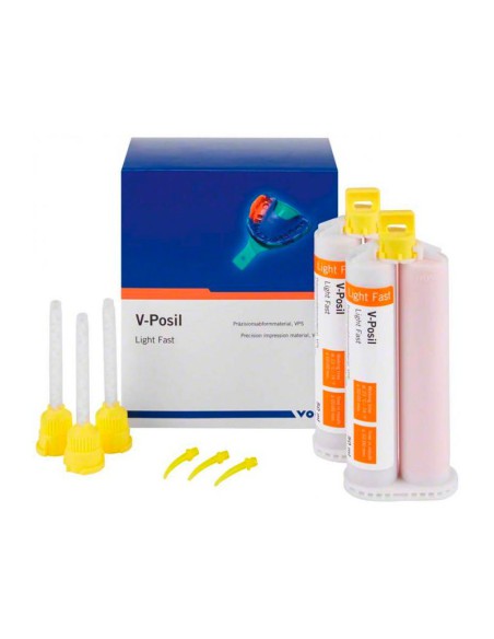 V-Posil Light Fast Silicona de Adición Cartucho 2x50 ml. VOCO