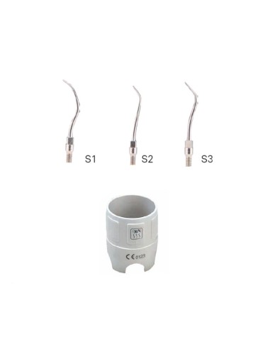 Kit 3 Puntas para Ultrasonido Neumático Sonic-L + Llave