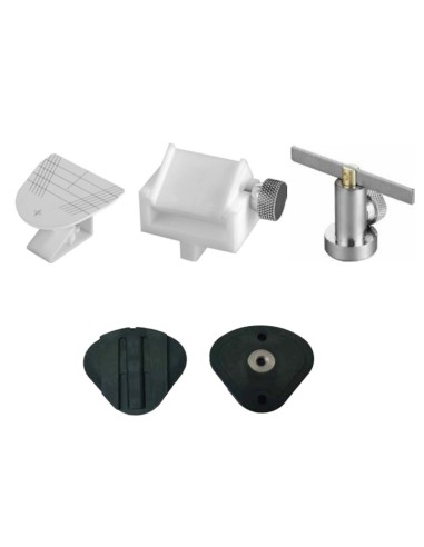 Kit Accesorios + Placas para Articulador Facial 7 piezas