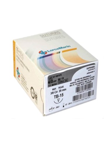 Sutura Seda TB-15 no Absorbible 12uds. de Lorca Marin