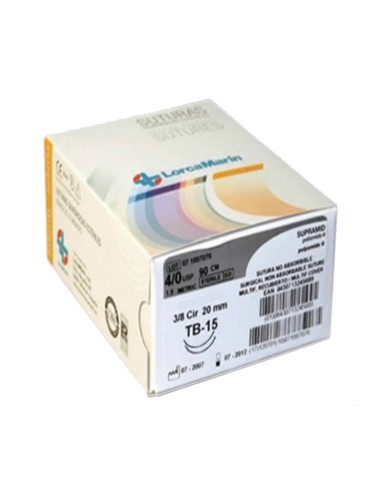 Sutura Seda no Absorbible 2xTB-15 Caja 50u. de Lorca Marin