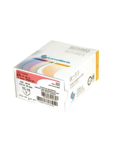 Sutura Seda no Absorbible TC-10 TC-15 TC-20 Caja 50 Uds