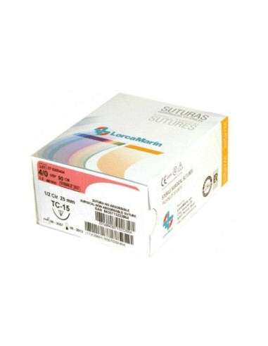 Sutura Nylon TC-15 4/0 No Absorbible 12uds. de Lorca Marin