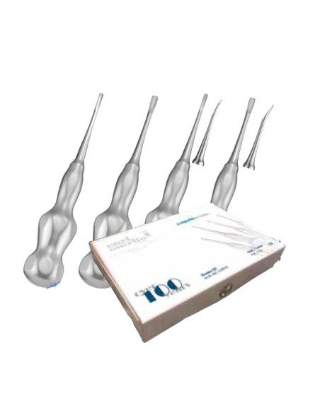 Set Elevadores de Raíces LiquidSteel 2 Rectos + 2 Curvos