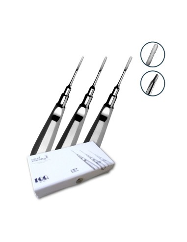 Set 3 Elevadores de Raíces ZA Beck 2,8mm - 3,5mm y 4,0mm Carl Martin