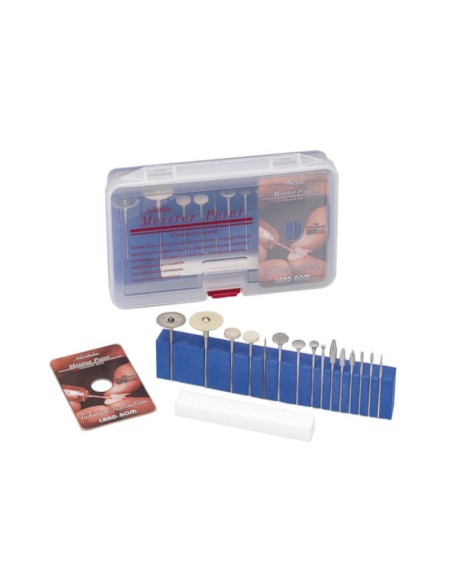 Meister Point Kit Fresas Diamante 15 uds.