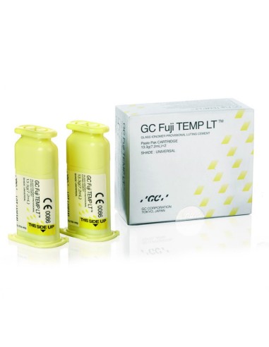 GC Fuji Temp LT Cemento Provisional Ionómero 2 Cartuchos 7,2ml.