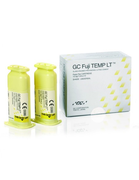 GC Fuji Temp LT Cemento Provisional Ionómero 2 Cartuchos 7,2ml.