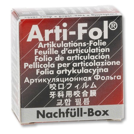 Lamina Arti-Fol Metallic BK 1028 doble cara Negro/Rojo, Caja Reposición  