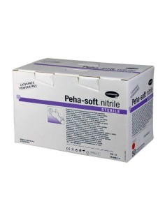 Peha Soft Guantes de Nitrilo Estériles Sin Polvo 50 Uds.