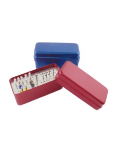 Caja Desinfección Uso Doble Fresas y Limas 72 Hoyos