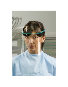 Gafas Protección con Puente Soporte + 20 Viseras Largas Desechables 2