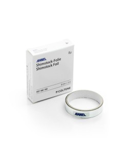 Lámina Hanel Shimstock Mordida Oclusal 8micras Rollo 8mm x 5m.