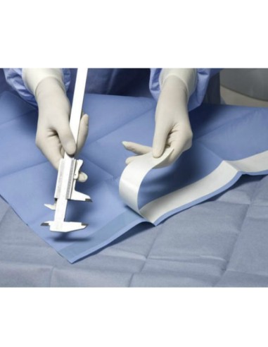 Talla Estéril Cirugía con Adhesivo 75X90cm. 50u.